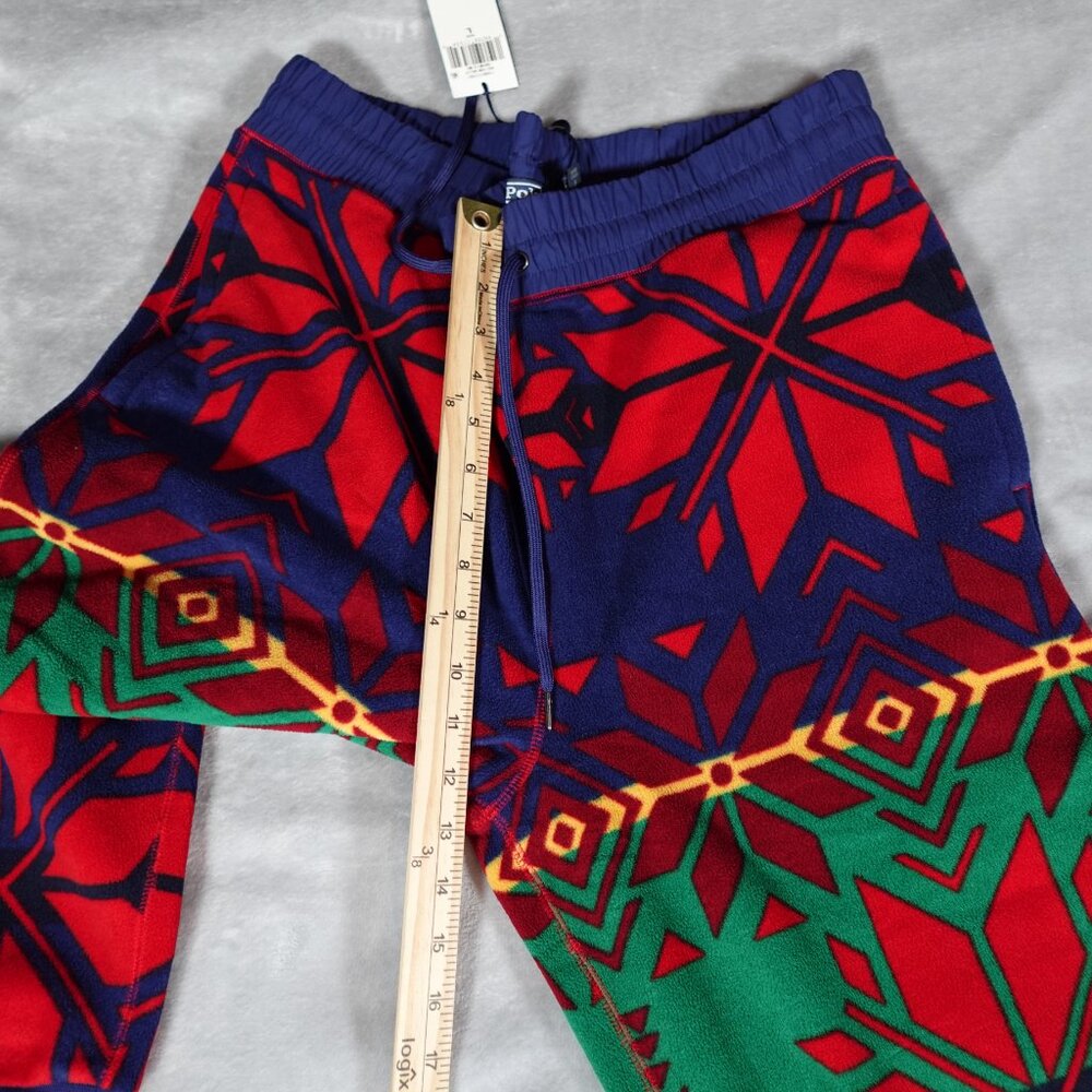 Polo Ralph Lauren Holiday Sun Valley Fleece Jogger Pants Mens L 28" Colorful NEW - Picture 13 of 13
